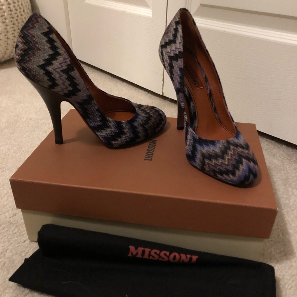 Missoni Print Pumps